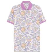 Kashmir motiv polo shirt