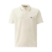 Hvid Stretch Pique Polo Shirt