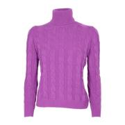 Fletning Turtleneck Sweater Lilla