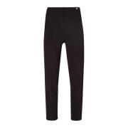 Sorte Cropped Stretch Damebukser