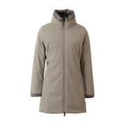 Beige Teknisk Parka Isoleret Jakke