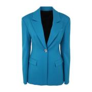 Cool Wool Blazer i Capri Blue