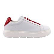 Bianco Rosso Stilfulde Sneakers