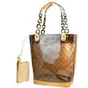 Pre-owned Vinyl louis-vuitton-tasker