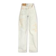 Jeans med vintageeffekt