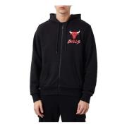 NBA Chicago Bulls Script Logo FZ Hoodie