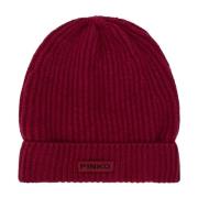 Ribstrikket Uld Beanie Hat Lambkin