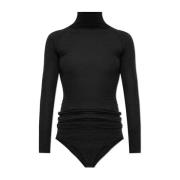 Uld turtleneck bodysuit