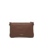 Hermy Læder Clutch med Cross-Body Strop