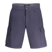 Blå Bermuda Shorts med Logo