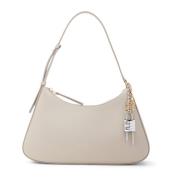 Natural Beige Lock Taske