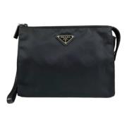 Pre-owned nylon prada-tasker