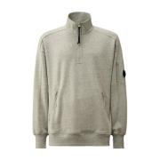 Grå Half-Zip Sweatshirt