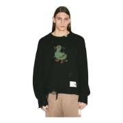 Forvrænget Duck Strik Sweater