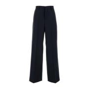 Midnight Blue Wool Pants