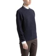 Uld, silke, cashmere og lurex sweater