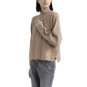 Uld, silke, cashmere og lurex sweater