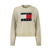 Beige Uld Pullover