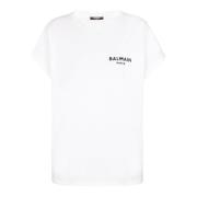 T-shirt med flocked Paris logo