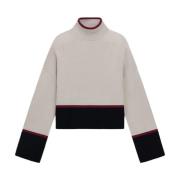 Højhalset sweater