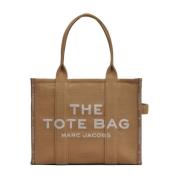 Casual Brun Tote Taske