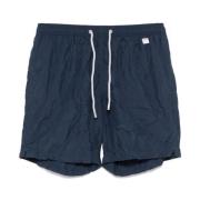 Navy Blue Badeshorts Mesh Foring