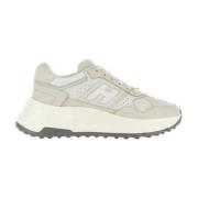 Suede og læder neutrale sneakers