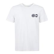 Bomuld Jersey T-shirt med hvidt logo