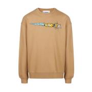 Crewneck sweatshirt med Garfield print