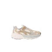 Beige Læder Sneakers