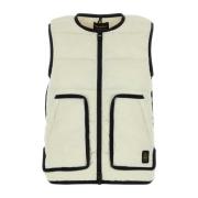 Stilfuld hvid nylon Tippy vest