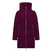 Bordeaux Parka med Fjerfyldning