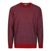 Rød Rund Hals Sweater