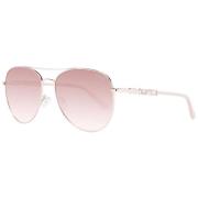 Rosaguld Aviator Solbriller