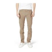 Slim Bomuld Beige Jeans Bukser