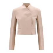 Beige SS23 Blazer med Morello Bukser