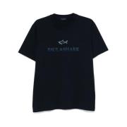 Navy Blue Jersey Crew Neck T-shirt