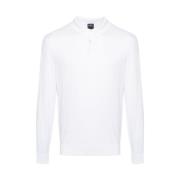 Bomuld Strikket Polo Sweater