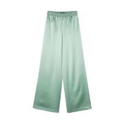 Jade Wide Leg Satin Bukser