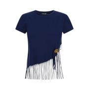 Frynset Crew-neck T-shirt med Medaljon