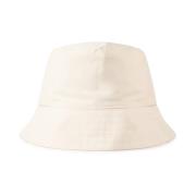 TV Bucket Hat Beige Bomuld Italien