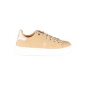 Beige Damesneakers Casual Stil