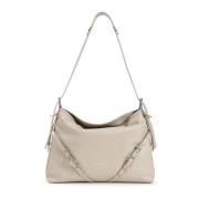 Elegant Beige Skuldertaske