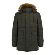 Faux Fur Hooded Puffer Jacket