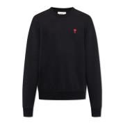 Sweatshirt med logo