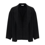 Sort Oversize Lynlås Blazer