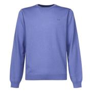 Lilla Rund Hals Sweater med Logo