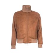 Eco Shearling Jakke Ribbede Manchetter