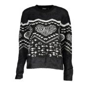 Sort Langærmet Højhalset Sweater