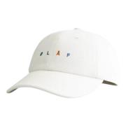 Broderet Twill Cap Off White